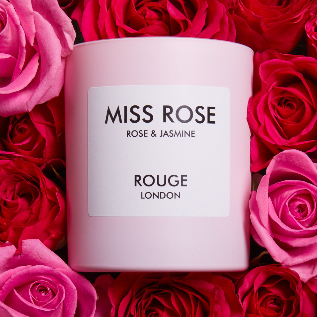 Happy Scent Co Miss Rose Rose Jasmine candle