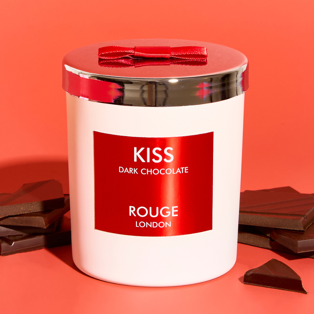 Kiss - Dark Chocolate Luxury Scented Candle - By Rouge London