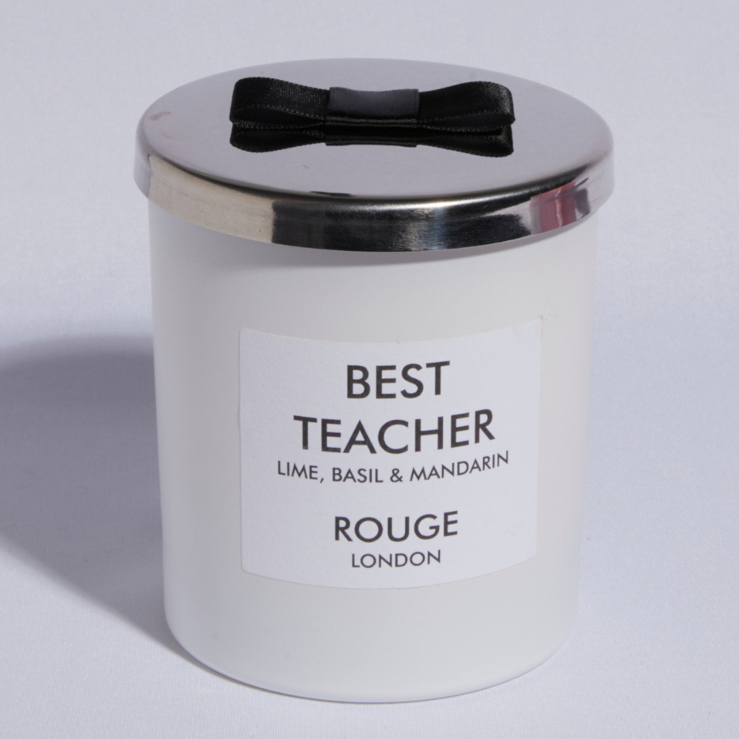 Best Teacher - Lime, Basil & Mandarin Luxury Scented Candle - By Rouge London