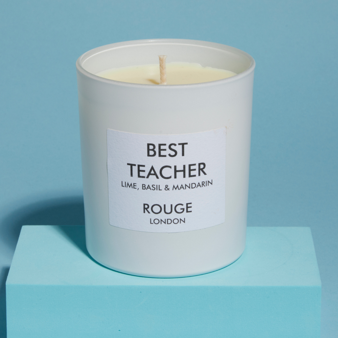 Best Teacher - Lime, Basil & Mandarin Luxury Scented Candle - By Rouge London