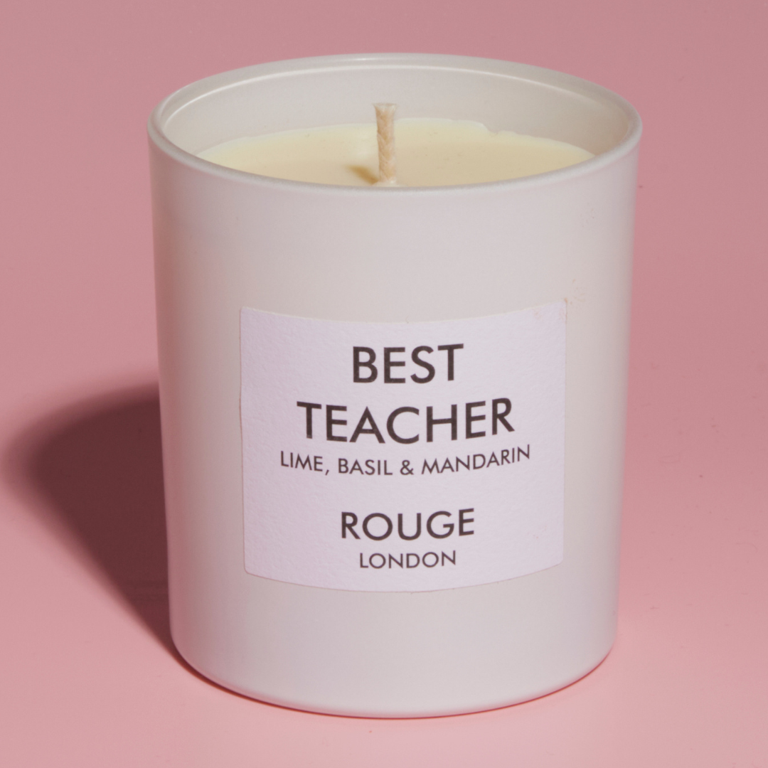 Best Teacher - Lime, Basil & Mandarin Luxury Scented Candle - By Rouge London