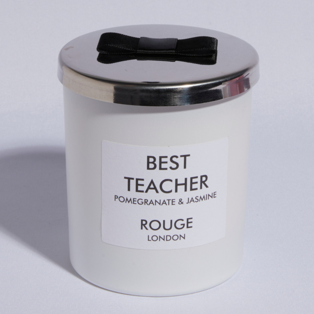 Best Teacher - Pomegranate & Jasmine Luxury Scented Candle - By Rouge London