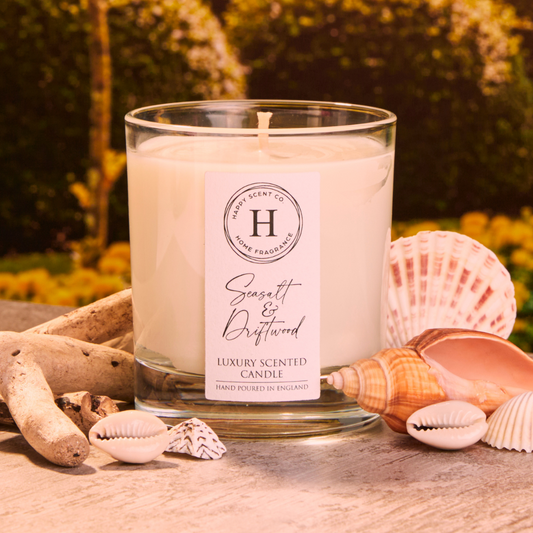 Seasalt & Driftwood TESTER Luxury Scented Candle - by Happy Scent Co
