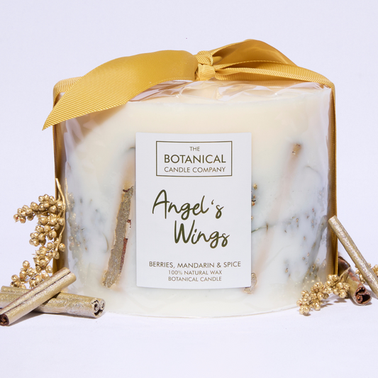 Angel's Wings Grand Luxury Botanical Candle - Berries, Mandarin & Spice