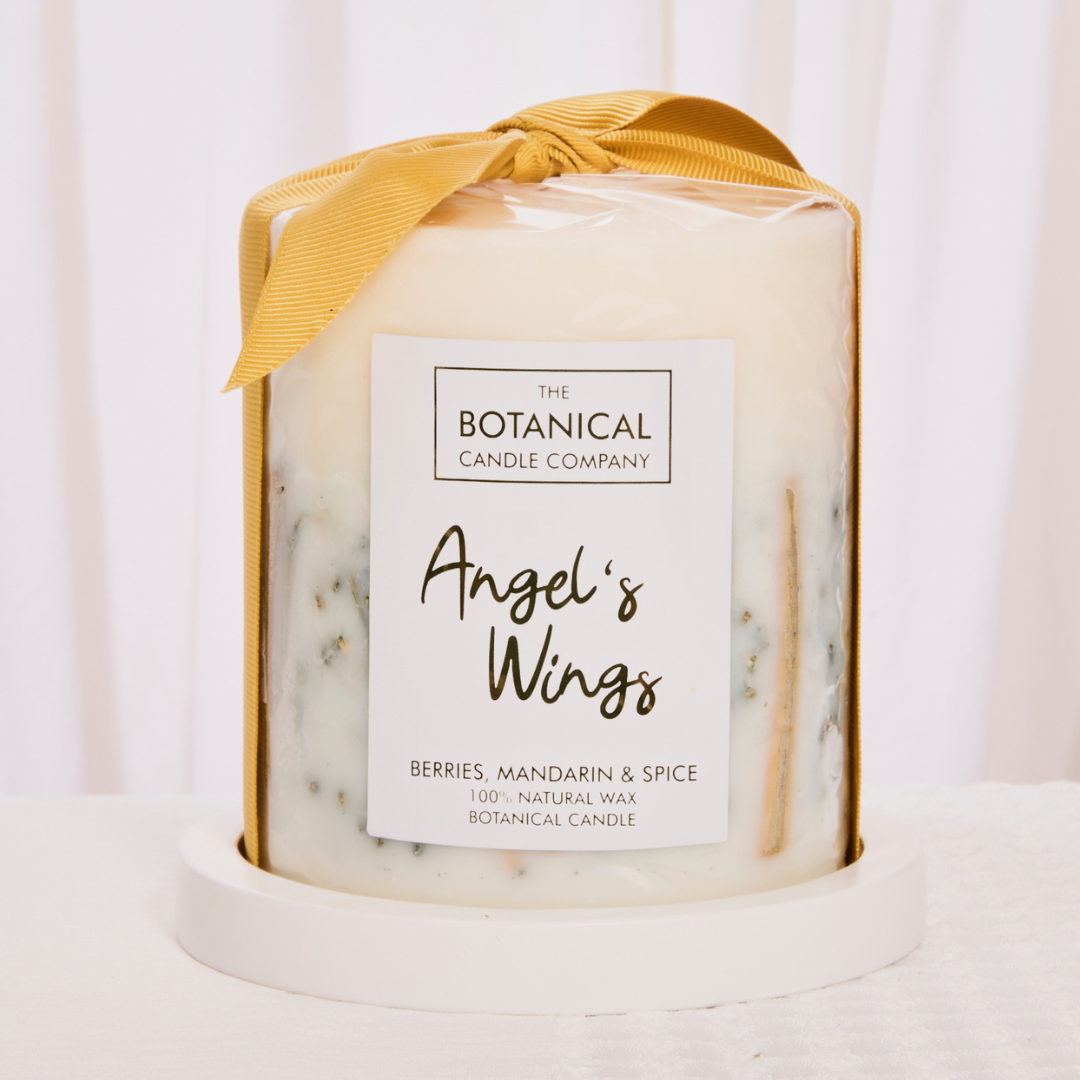 Angel's Wings TESTER Medium Luxury Botanical Candle - Berries, Mandarin & Spice
