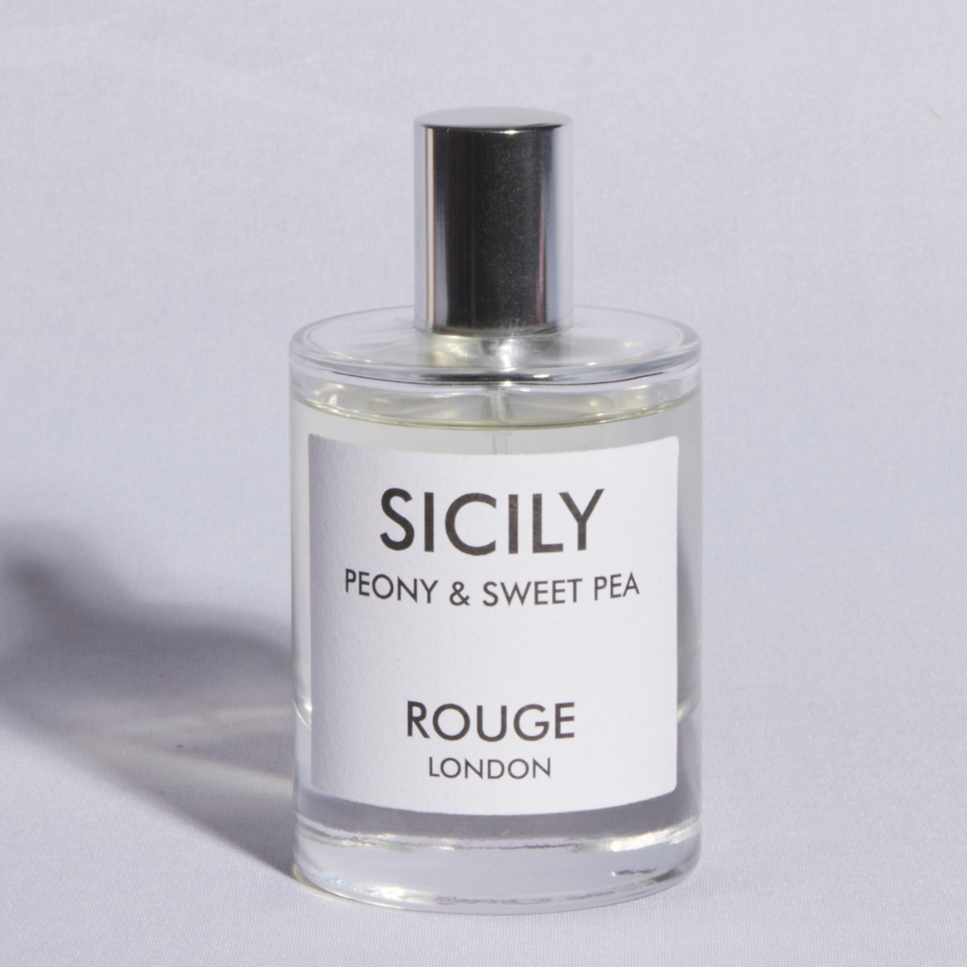 Sicily TESTER - Peony & Sweet Pea Luxury Scented Room Spray - By Rouge London