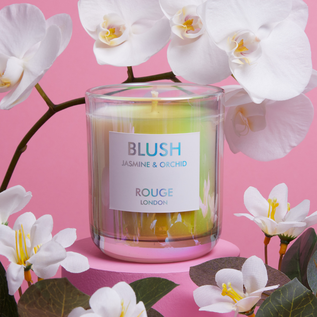 Happy Scent Co Blush Jasmine Orchid Candle