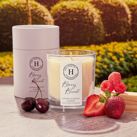 Happy Scent Co Berry Burst Cherry Strawberry Candle