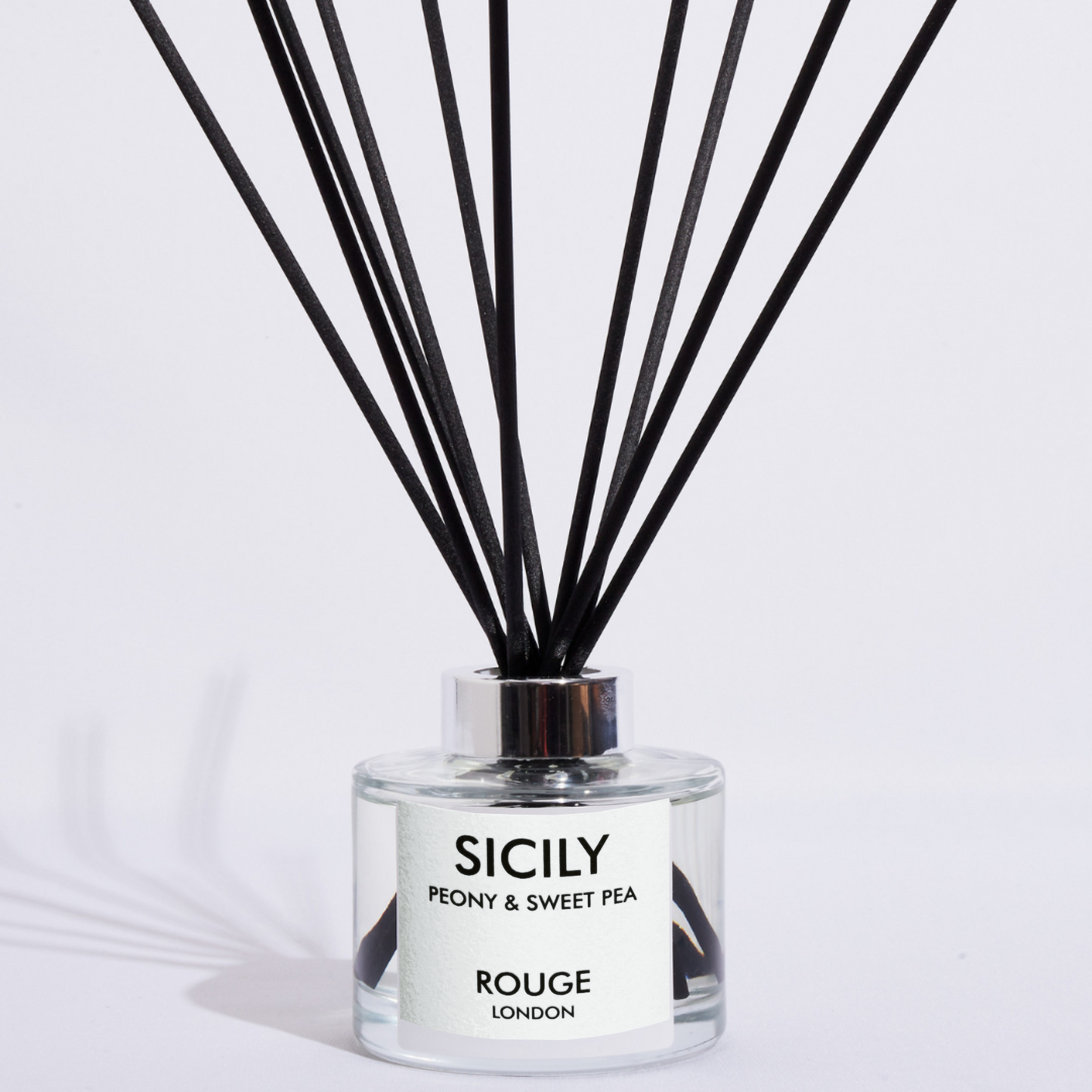 Sicily - Peony & Sweet Pea Luxury Scented Reed Diffuser - By Rouge London