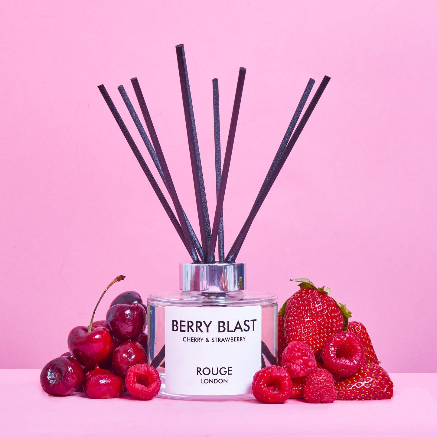 Berry Blast - Cherry & Strawberry Luxury Scented Reed Diffuser - By Rouge London