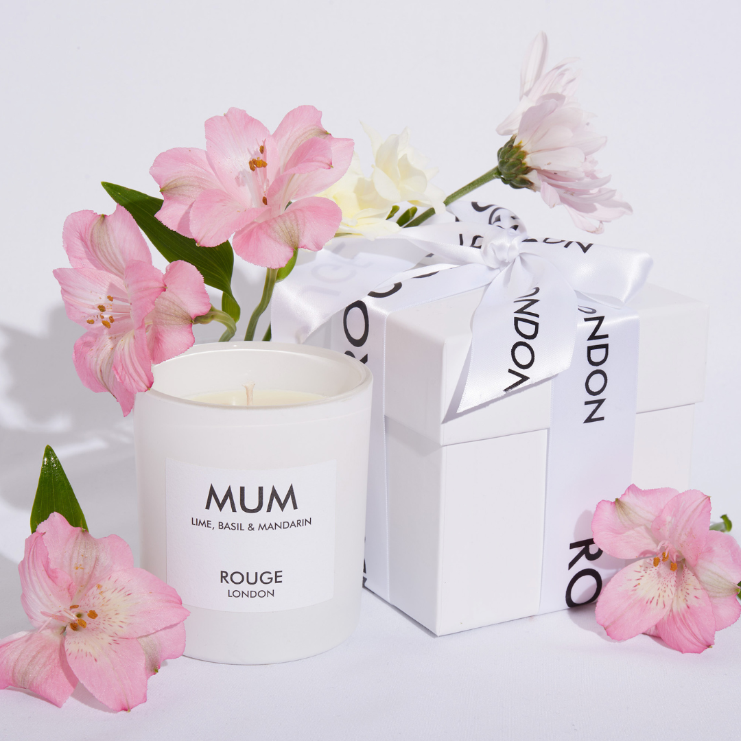 Mum - Lime, Basil & Mandarin Scented Candle - By Rouge London