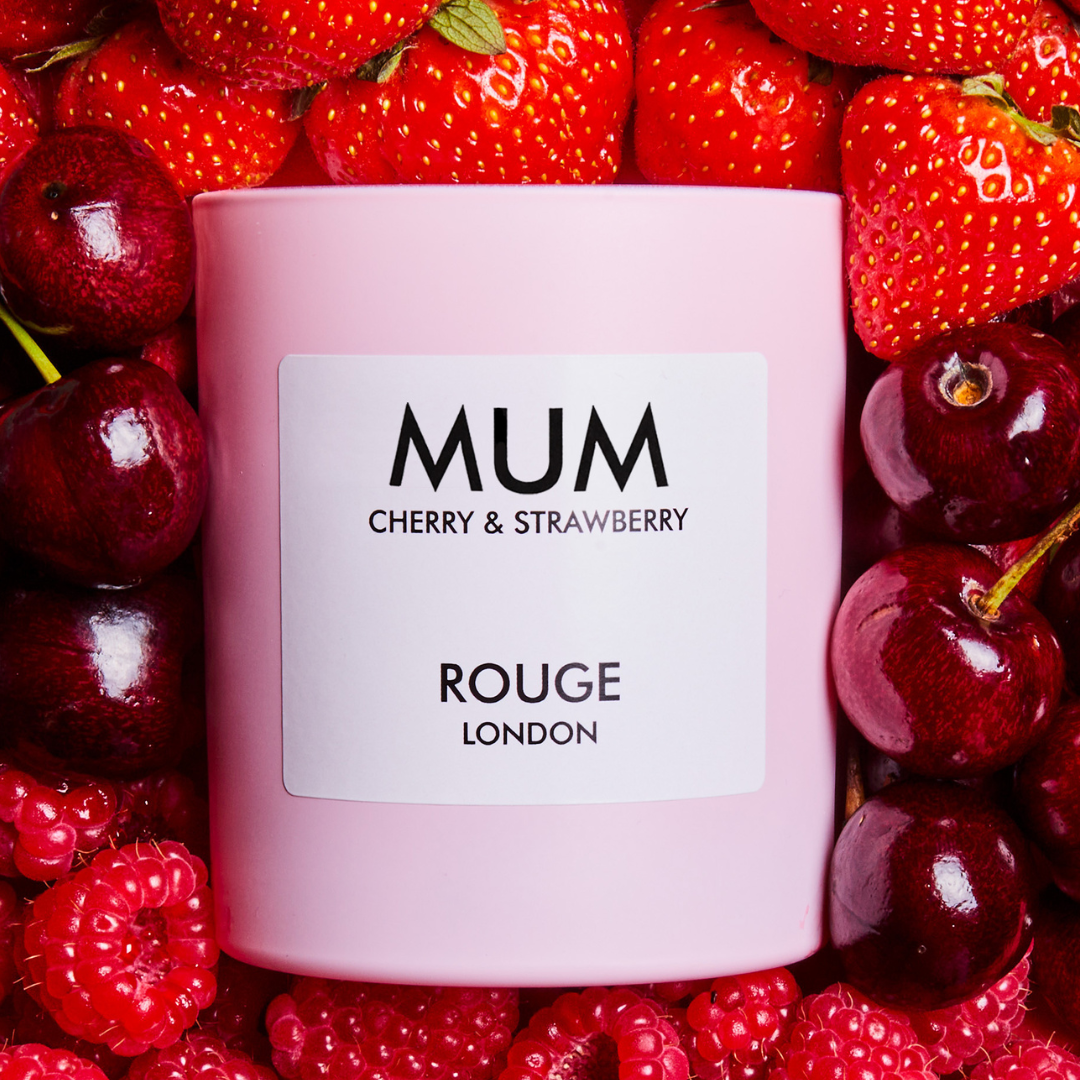 Happy Scent Co Mum Cherry Strawberry Candle