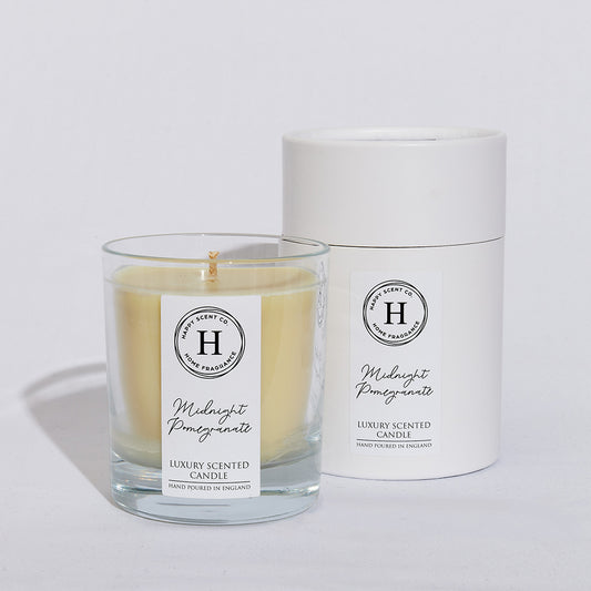 Happy Scent Co Midnight Pomegranate Candle